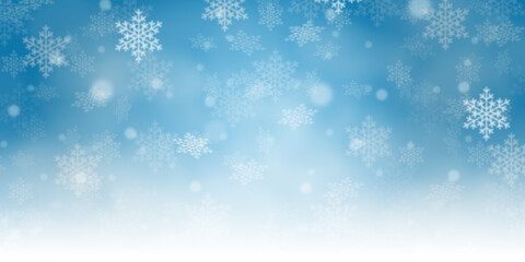 Christmas background blue pattern with copyspace copy space in winter card wallpaper panorama