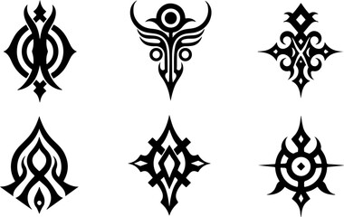 Fototapeta premium Rose and Dagger Tattoo Design