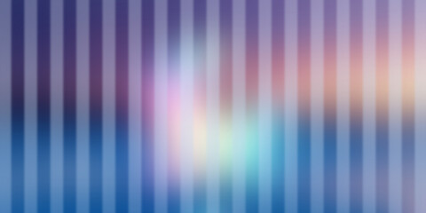 Abstract blurred background with vertical stripes in blue and purple tones