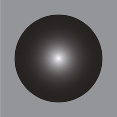 black and white button