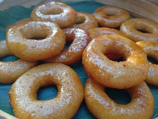 bagels on a plate
