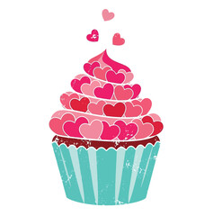 cupcake with love