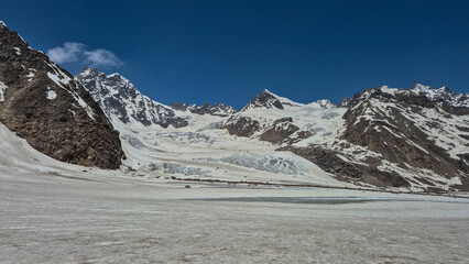 snow covered mountain