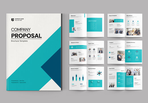 Company Proposal Brochure Template Design
