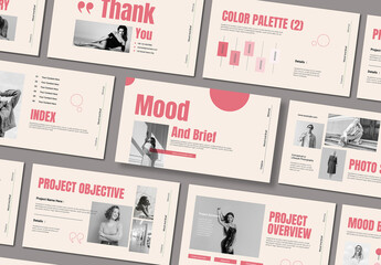 Mood and Brief Presentation Template Design Layout