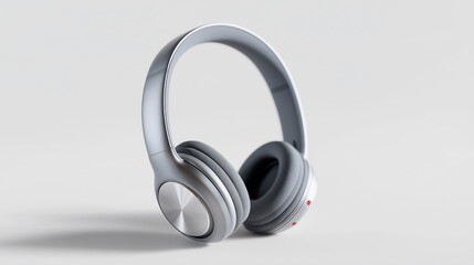 modern wireless headphones on a white background