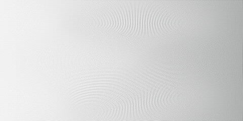 simple polka dots wave pattern on white background. vector