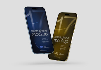  Smartphone Mockup for App UI Designs