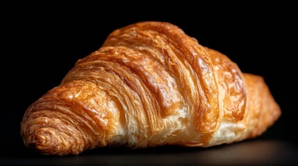 Golden croissant whispers flaky tales of Parisian dawns, buttery symphonies, World Pasty Day delight, gourmet breakfast indulgence