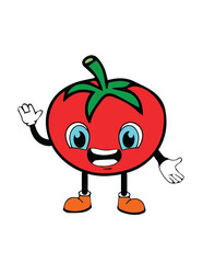 funny cartoon cartoon tomato