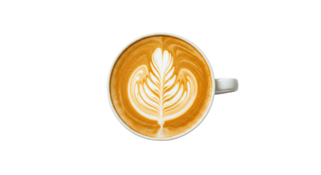 latte art coffee cup drink beverage foam 30. - Powered by Adobe