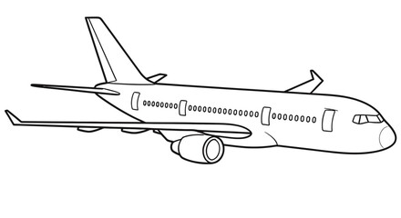 Elegant Airplane Design A Detailed Outline of Modern Aviation
