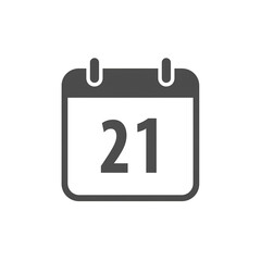 Calendar Date Icon Vector illustration 
