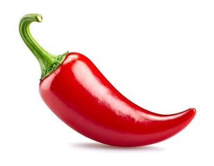 Red chili pepper isolated on white