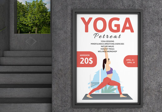 Yoga Poster Layout
