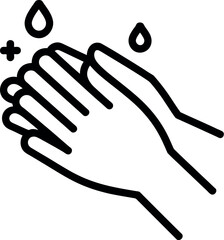 Obraz premium Clean hands being washed with soap and water, a symbol of hygiene and health protection.