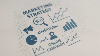 A comprehensive business document, showcasing vital marketing strategies for digital growth, including SEO, advertising, and online campaign analysis.