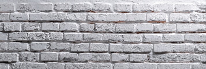 Obraz premium This is a detailed closeup image of a white brick wall surface