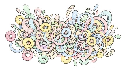 Colorful Candy Confectionery Design.