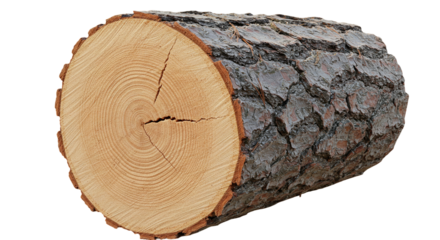 Cross-Section of a Log