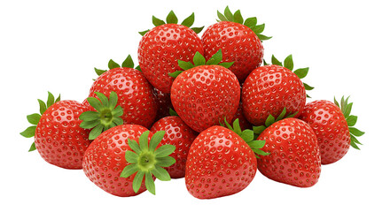 Pile of Fresh Strawberries