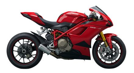 Red Sport Motorcycle