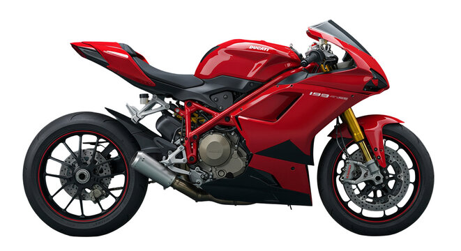 Red Sport Motorcycle