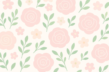 seamless pattern with flowers
