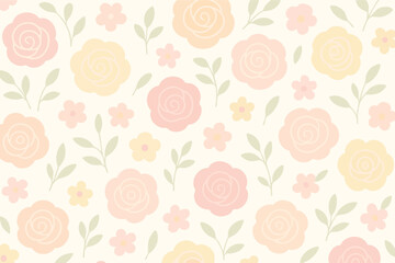seamless pattern with flowers