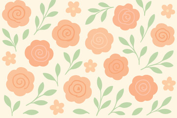 seamless pattern with roses
