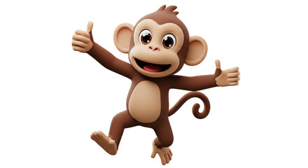 Happy Monkey Giving Thumbs Up
