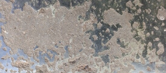 Grungy Mud Splatter on a Wet Oily Surface