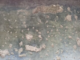 Abstract Background of Mud Drops on Metal