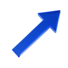 Blue Arrow Icon Indicating Direction and Movement
