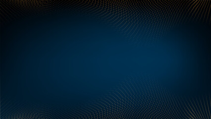 A stunning circular design combining blue and gold light effects backgrounds.