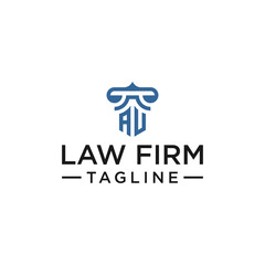 AU law logo design inspiration