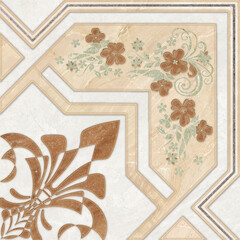 Vintage geometry tile