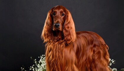 Red dog, studio shot