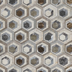 Geometry Hexagonal tile