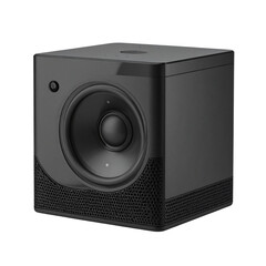 Obraz premium Futuristic Digital Smart Home Speaker 3D Render Isolated