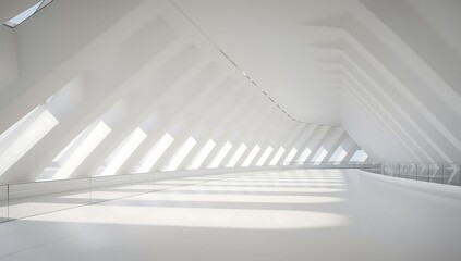 Obraz premium Modern White Architecture Interior