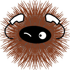 밤 캐릭터 일러스트 귀여운 단풍 가을 먹는밤 밤송이 동글 둥근 감성 디자인 캐릭터 그림 스톡이미지