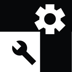 gear and driver icon 