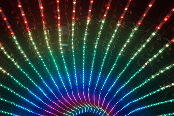 colorful light pattern