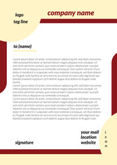 letterhead design 