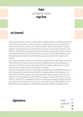 letterhead design 