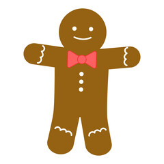 Obraz premium ジンジャーブレッドクッキー リボン付き〜Gingerbread Cookies with Ribbon〜