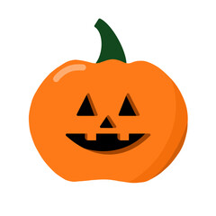 Pumpkin Jack O Lantern Vector Illustration