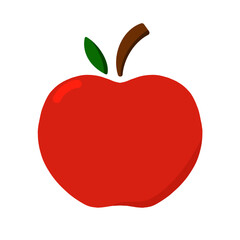 Red Apple Vector Illutration