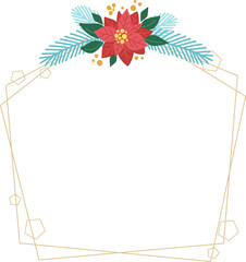 クリスマスリースのベクター素材イラスト